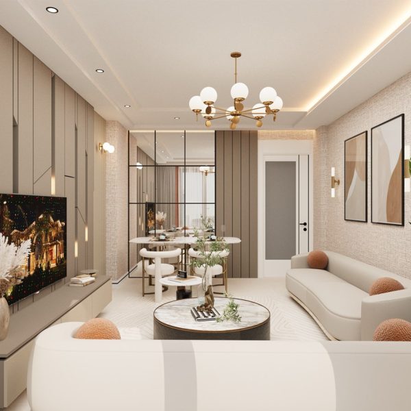 2 1 130 Daire salon1renderP