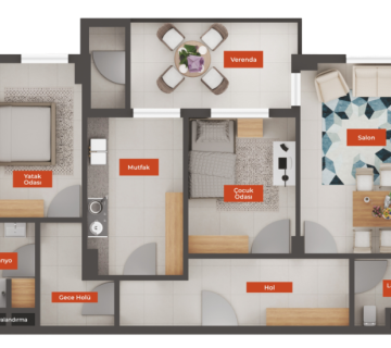 21 130 m2 DairelerDairePlan 360x320