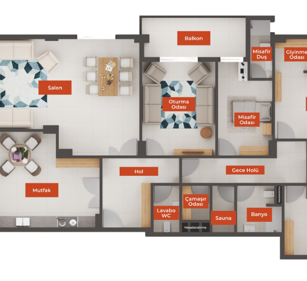 5 1 282M2 daireplan 600x550